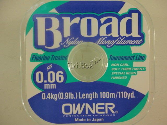 Owner broad. Леска owner broad 100м. Леска owner broad 100 m. Леска broad owner 0,24 mm. Owner broad леска 0.08.